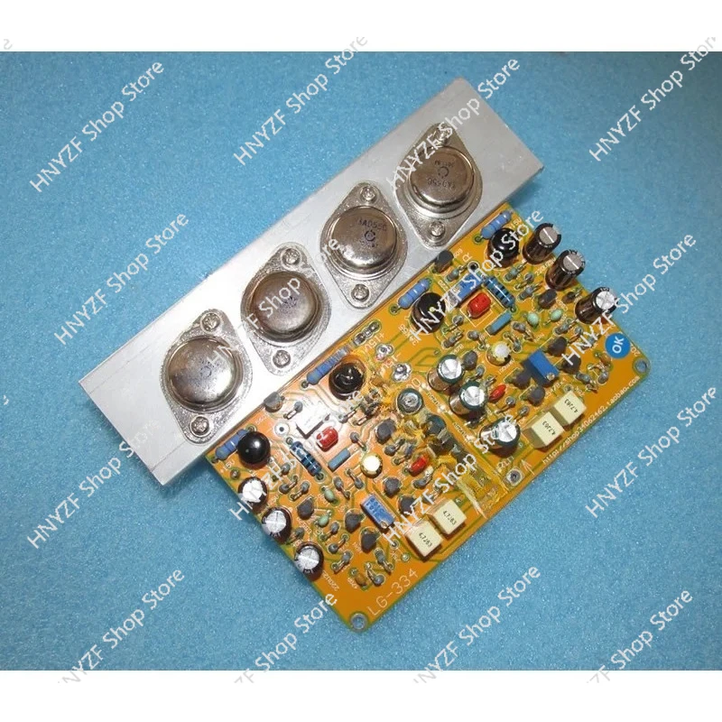 3AD55 germanium tube 20WX2 non-complementary homopolar symmetrical OCL amplifier board discrete component power amplifier