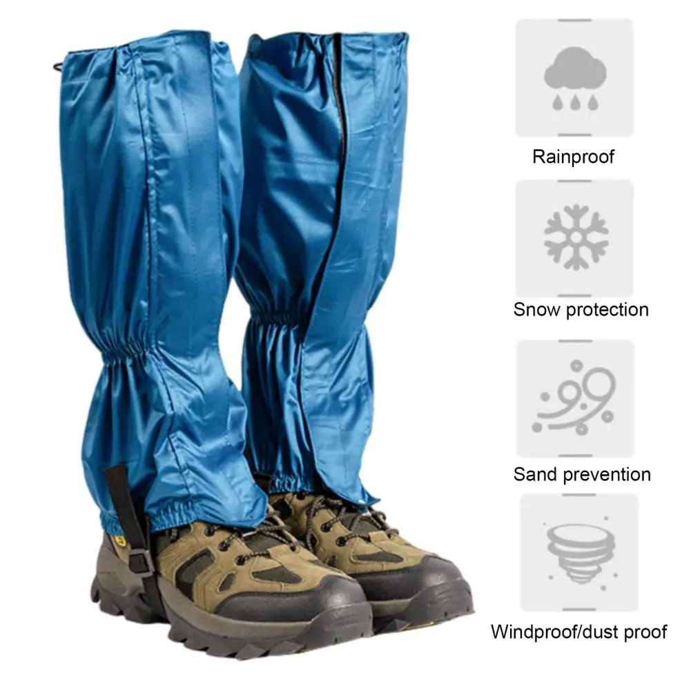 

1 пара уличных гетр, водонепроницаемые гетры для мужчин и женщин, походов, скалолазания, катания на лыжах, зимние ботинки, гетры для обуви, защитный чехол для ног