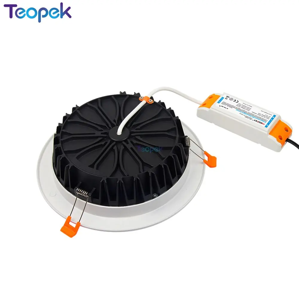 MiBoxer 25W RGB+CCT LED Ceiling Downlight FUT060 dimmable AC100~240V Compatible With 2.4G RF Remote Control