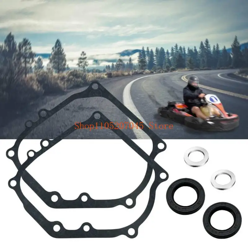 37cd Crankcase Side Cover Gasket and Seal for GX160 GX120 GX200 Mini Bike Engine