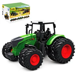 Tractor Toy, Realistic Farm Vehicle Toy Push and Go Truck Car Tractor Toy Gift for Kids 3+ Boys Ages 3 and up Years Old