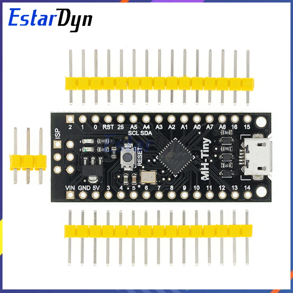 Estardyn ATTINY88 Development Board Compatible  Nano V3.0 | Digispark Expansion | DIY Board (Pins Unsoldered)