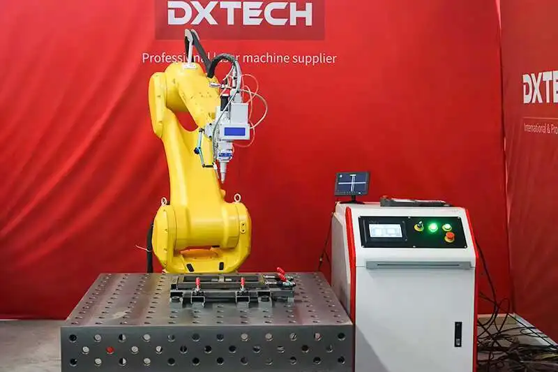 Solda a laser automática de alumínio do braço robótico de 6 eixos Hine 1Kw