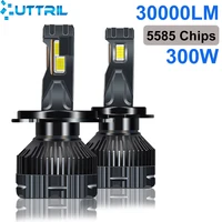 Faro LED para coche H4 H7 Canbus 300W 30000LM H1 H8 H9 H11 9005 HB3 9006 HB4 Lámpara LED antiniebla de alta potencia 6000K 12V