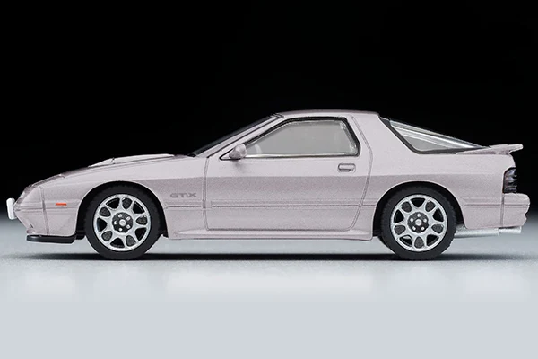 Tomytec 1/64 TLV-N192h Mazda RX-7 GT-X Silver alloy car model