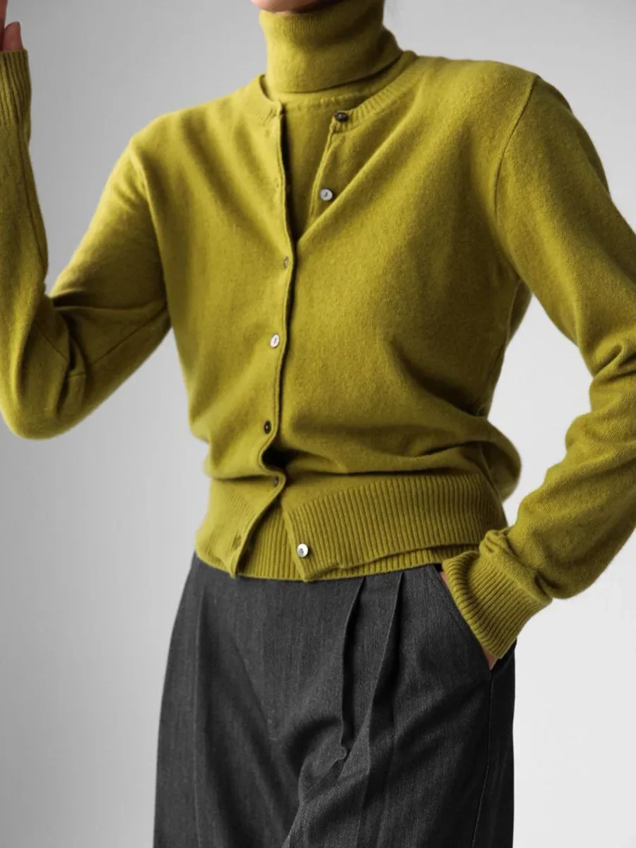 Green Cardigan