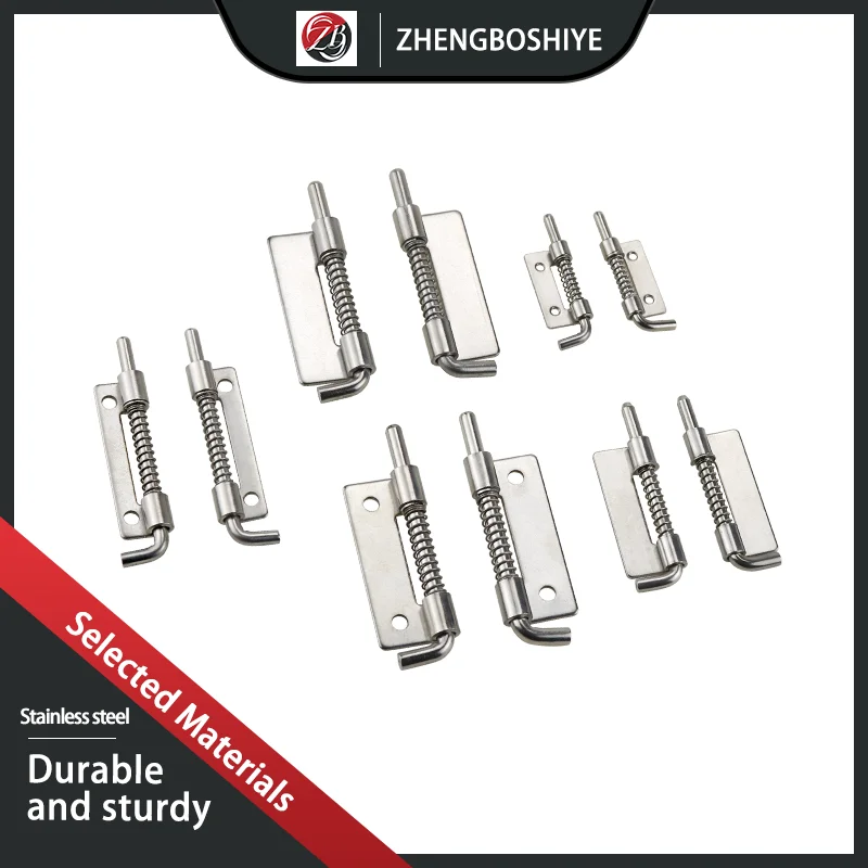 

304 Stainless Steel Spring Plug Welded Hinge, Industrial Sheet Metal Box And Cabinet Door Hinge Long Lasting