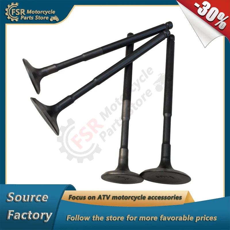 

Intake / exhaust valve assy,Fits SYM QUAD LANDER WOLF 250 300 & CITYCOM CRUISYM GTS HD JOYMAX,P/N:14711-HMA-000 14721-RFS-000