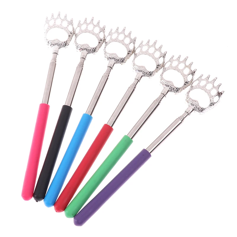 Handy Retractable Hand Grip Five-tooth Massage Tools Back Scratcher Scratching Device For Elderly Hand Grip Relieve Itch