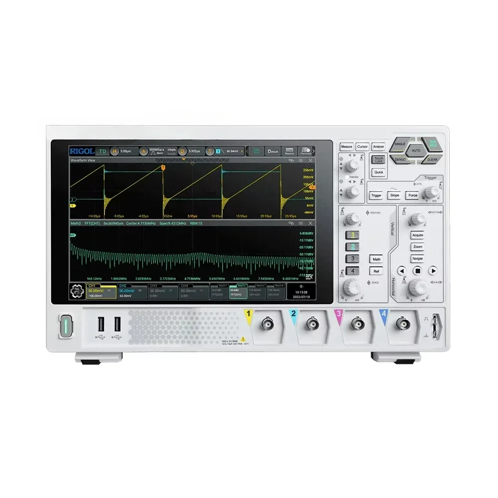 DHO1204 Oscilloscope 4CH 200MHz Digital Oscilloscope 2GSa/s