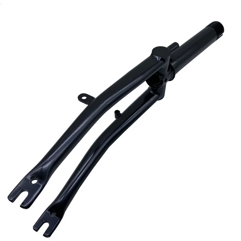 チタンフロントフォークはブロンプトンバイクの通常の幅74mmとディスク