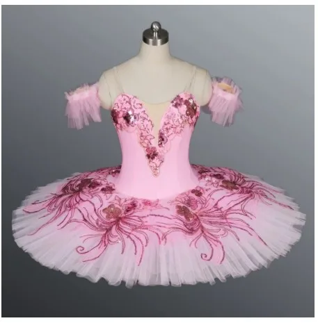 Tutú de Ballet profesional para niños y adultos, vestido de bailarina, actuación en escenario, disfraz de baile, Lago de los cisnes