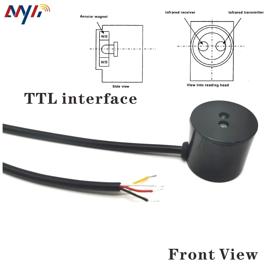 Imagem -03 - Ttl ir Half-duplex Near ir Signal Iec1107 Dlms Comunicação Protocolo Power Meter Coleta de Dados Leitura Analisar Sonda Óptica