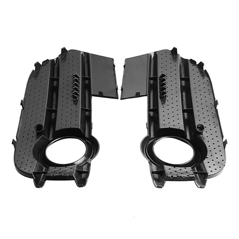 

EU Version Front Bumper Fog Lamp Frame 1 Pair 8U0807681A 8U0807682ASP9 For Q3 12- 15 Air Deflector Fog Light Grille