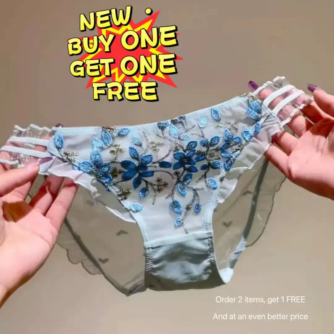 

Women's low-waist underwear transparent breathable quick-drying girl's briefs