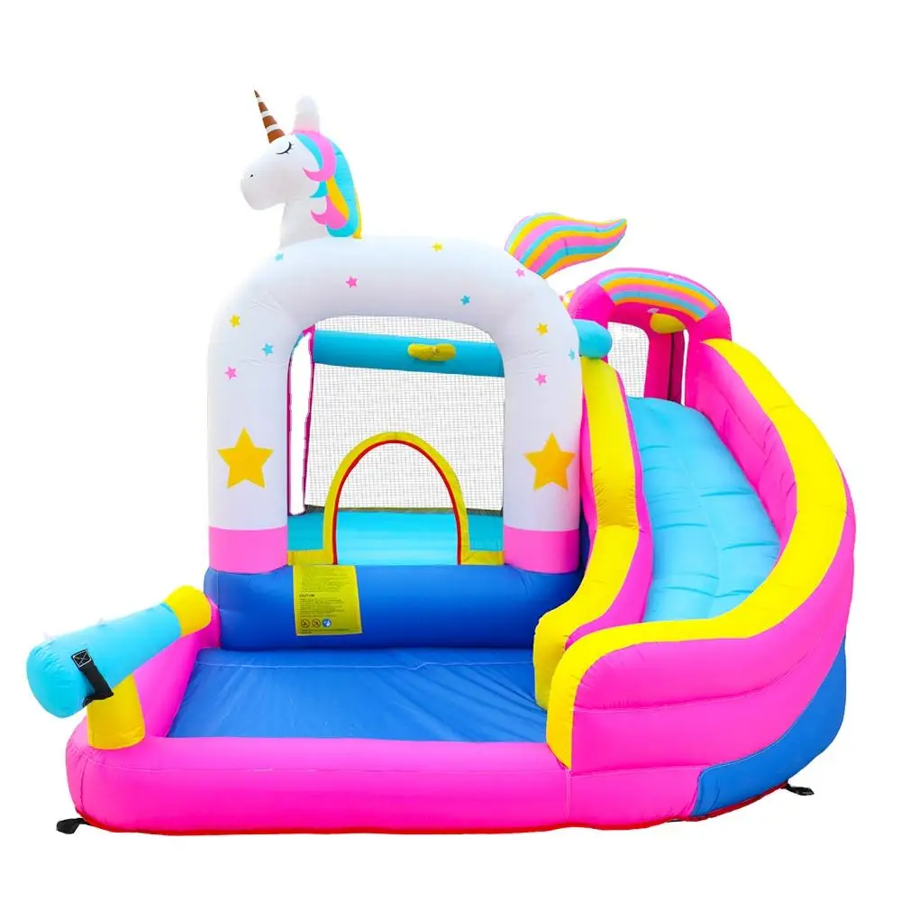 Factory Customized Unicorn Swimming Pool Inflatable Trampoline Bounce House Inflatable Castle Inflatable Jumping Castle