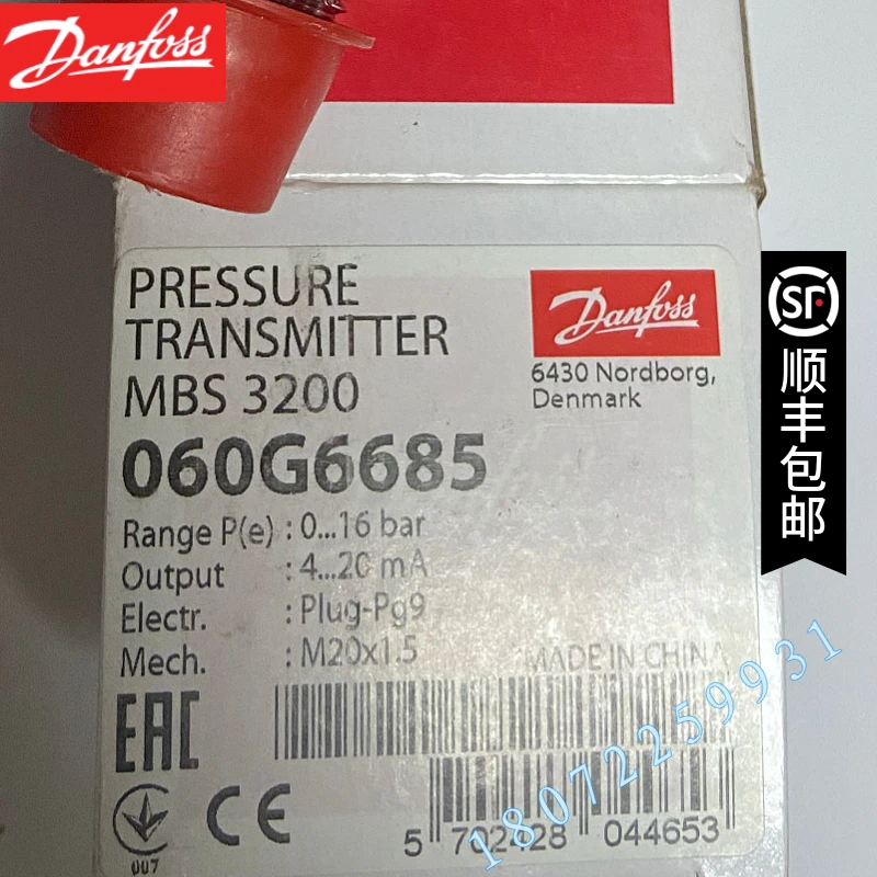 MBS3150-3611-6GB08 060G5655 Danfoss Pressure Sensor MBS3150 0-400bar