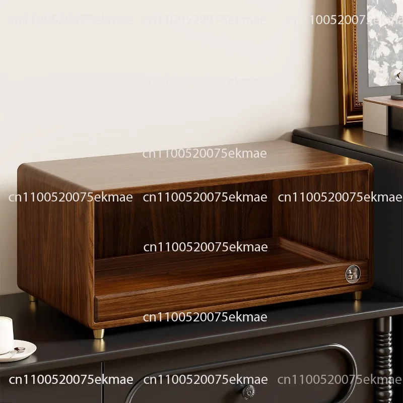 Solid Wood Coffee Machine Rack, Kitchen Rack, Countertop, Seasoning Cup, Dust-proof Dining Table, Storage Cabinet, Microwave