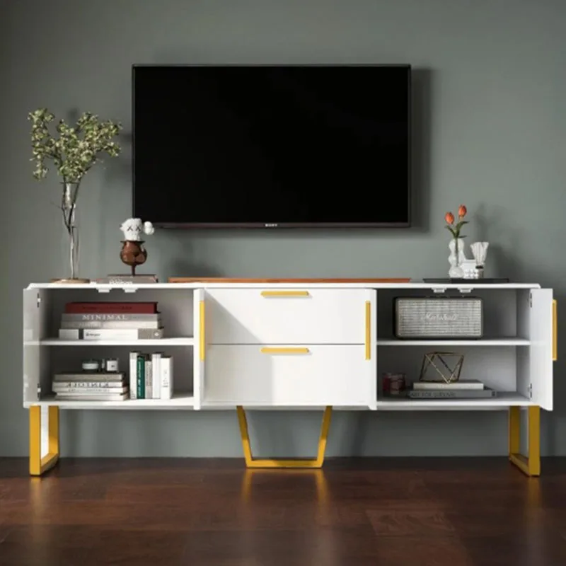 Modern Living Room Furniture Decoration Complete Tv Cabinet Stand Entertainment Unit Mobile Multifunction Home Suspended Luxury