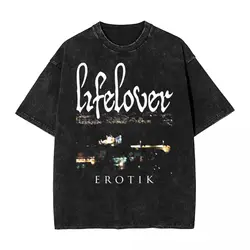 Lifelover Erotik Washed T Shirt Streetwear Hip Hop Cool T-Shirt Tee Shirt for Men Women Cotton Oversize Summer