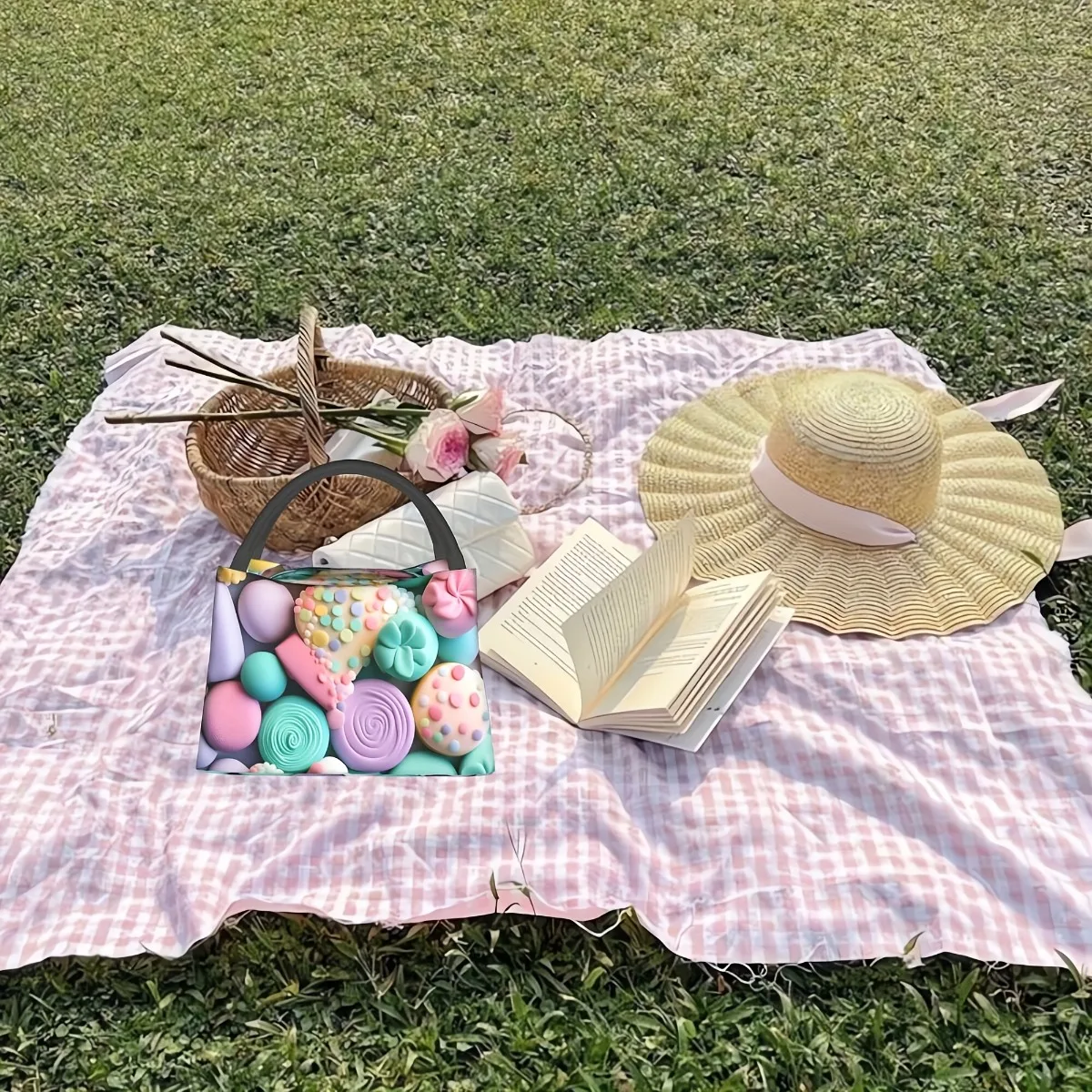 Portable Insulated Lunch Box, Lunch Bag, Reusable Thermal Food Container, Bento Bag, Leak-Proof Insulated Cooler Bag, Food Bag