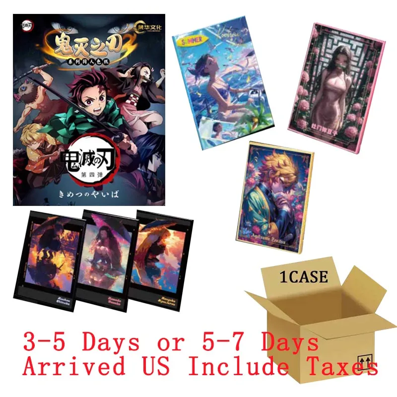 

Wholesales Demon Slayer Anime Collection Card Tanjirou Kamado Nezuko Sexy Style Waifu Doujin Playing Cards Party Games