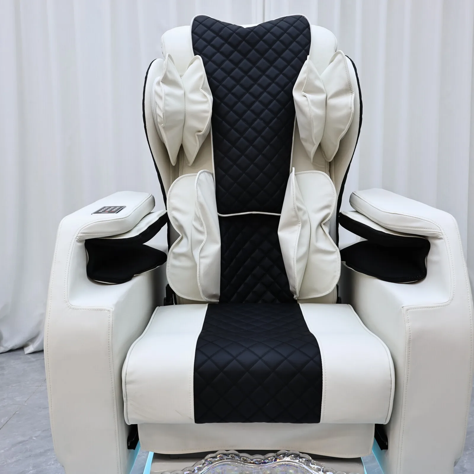 Hochwertiger Fußpflegestuhl, Exklusiver Fußpflegestuhl für Nagelstudios, Fußpflege-Massagesessel, Verstellbarer Fußbad-Therapiesessel – Detail 5