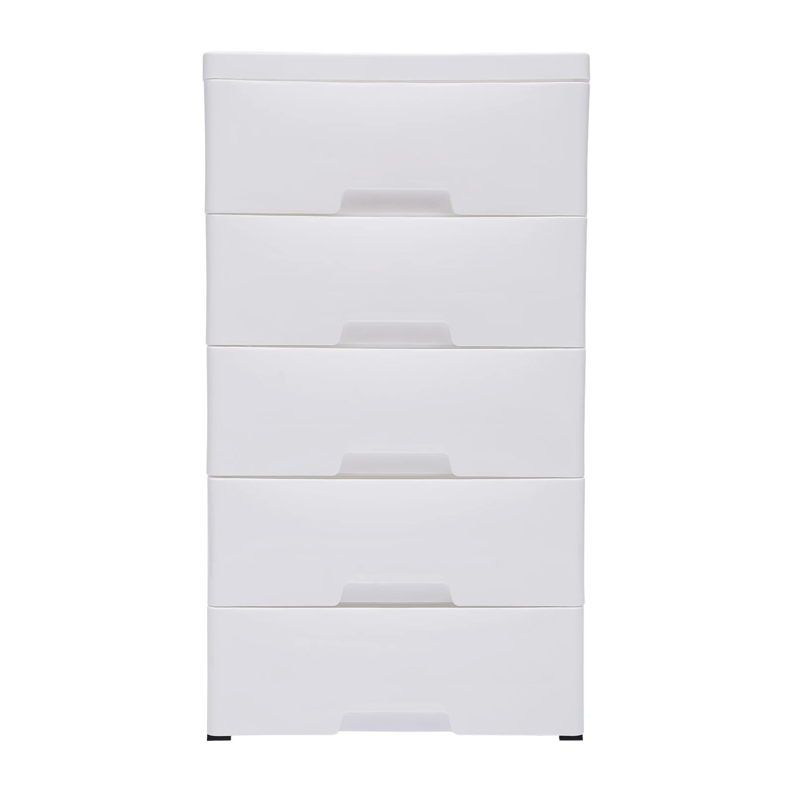 

Stackable 5-Tier Plastic Storage Cabinet - Durable and Space-Saving Home Furniture