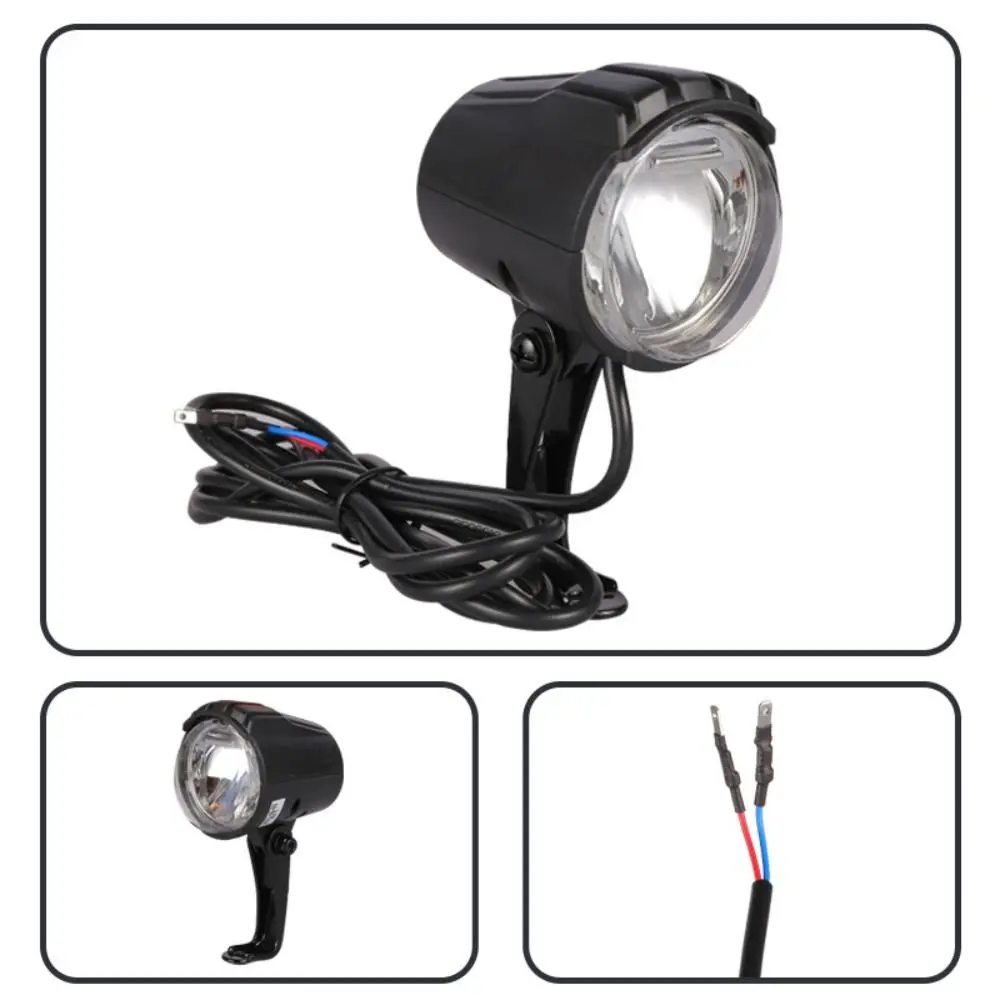 

Easy To Install 6V Electric Bicycle Headlight IPX6 Waterproof 150LUX Bike Headlight Lamp ABS Durable Bicycle Light Electric Bike