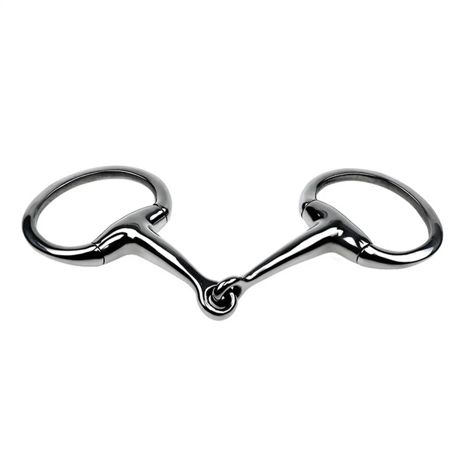 Snaffle de cheval en acier inoxydable, embout bâillon, embout d'entraînement, portable, avec