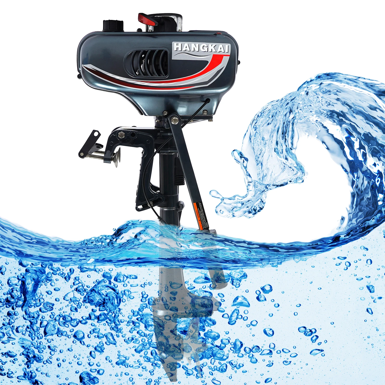 2-Stroke 3.5 HP Outboard Engine Fishing Boat Motor with CDI Ignition System Tiller Control For Boat Fishing Small Boat Home Boat