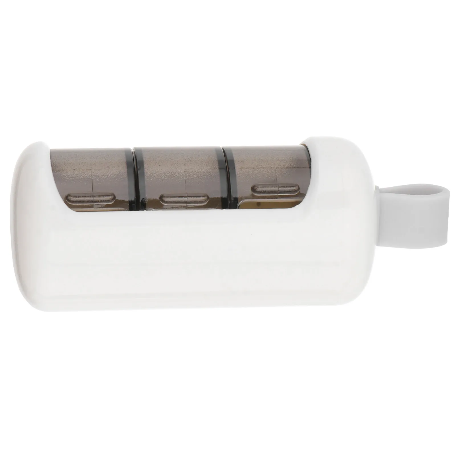 1Pcs Mini Travel Pill Box 3-Section Medicine Organizer Eco-Friendly Scratch-Resistant Plastic Portable Storage Holder for Daily