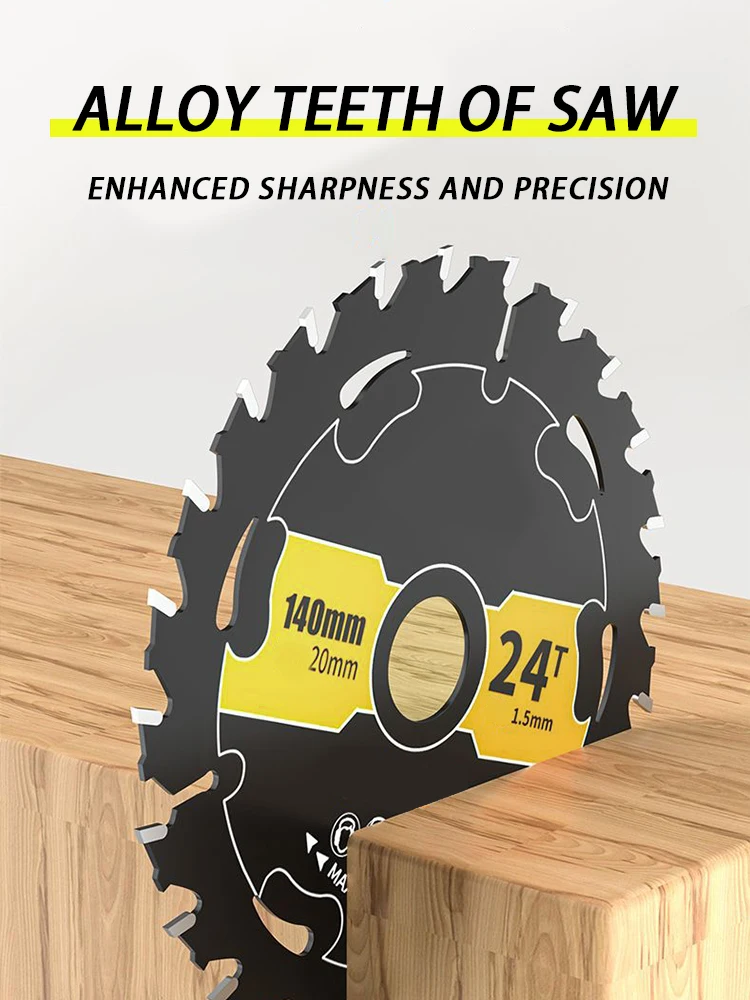 Energy Saving Lithium Saw Blades 110/125/140/165mm Circular Saw Blade Wood Cutting Saw Blades Woodworking Alloy Grinder Blade