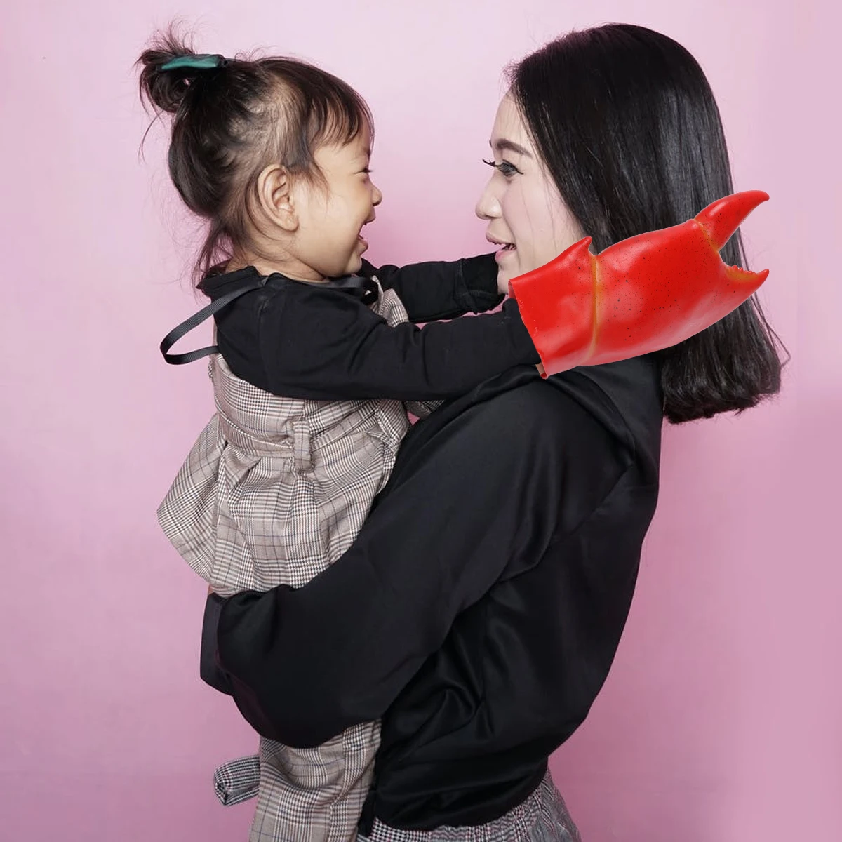 

1 пара перчаток с крабовыми когтями, мягкие латексные перчатки с героями мультфильмов, забавные декоративные теплые аксессуары для рук для вечеринок, розыгрышей, видеокоротов