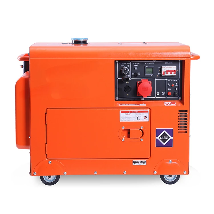 

Diesel Generator Air Cooling System Small Portable Type with Engine 10KVA 1 Phase 1500rpm 180A