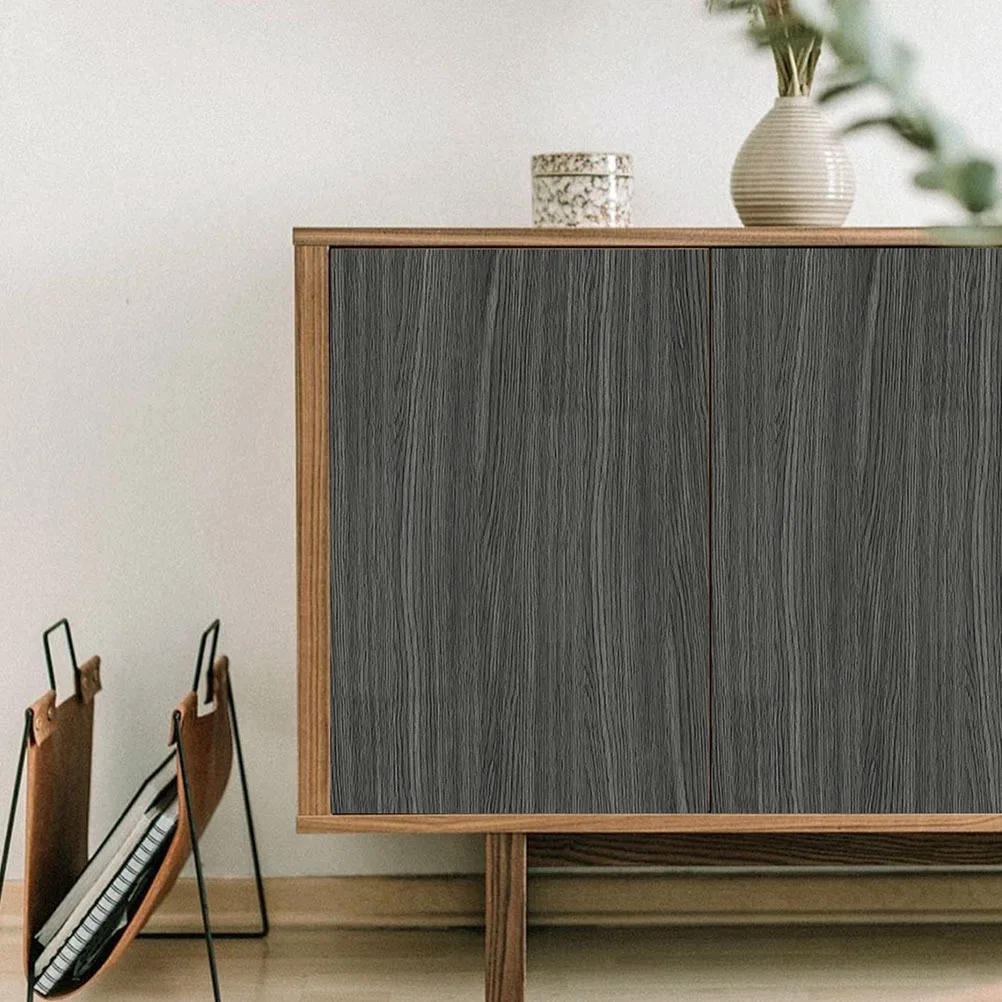 Stiker Lantai PVC Tahan Air Motif Kayu Tempel Sendiri Untuk Kamar Tidur Dapur Kantor Ubin Lantai Vinyl Perekat