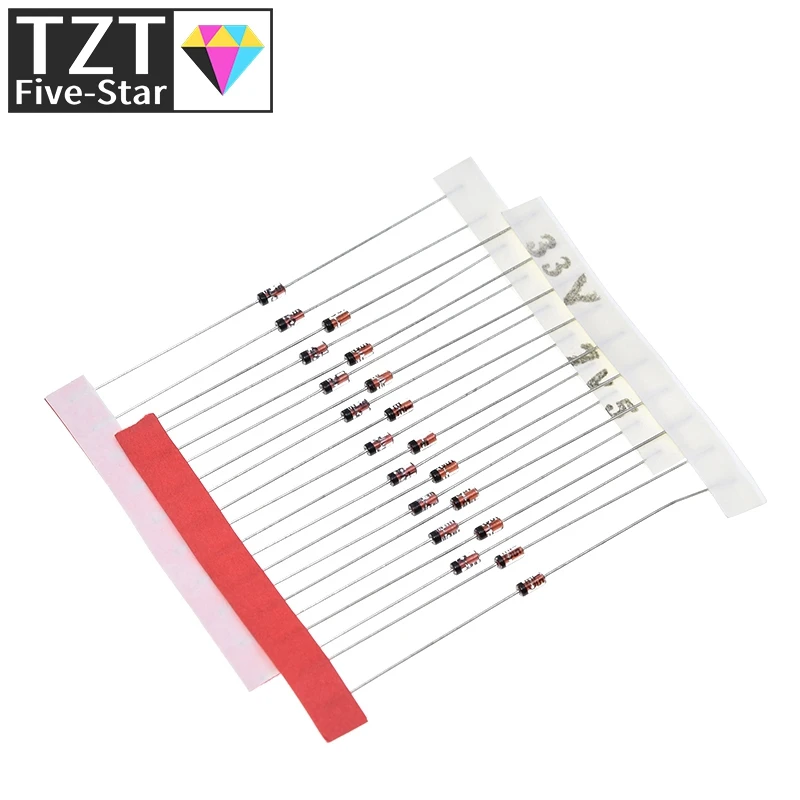 TZT (2V4 إلى 33V) 270 قطعة 27 قيم 1/2 واط 0.5 واط عدة 12 فولت 18 فولت 5V1 5V6 3V3 3V6 4V3 4V7 6V2 6V8 7V5 20 فولت 22 فولت