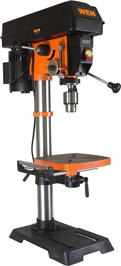 

WEN 4214T 5-Amp 12-Inch Variable Speed Cast Iron Benchtop Drill Press with Laser and Work Light