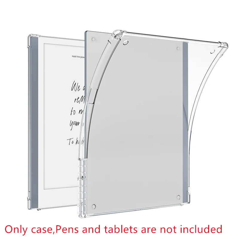 For reMarkable 2 10.3 Transparent Case for Remarkable Pro 11.8 Soft Cover for Pro Move 7.3 TPU Protection Capa with Pen Slot