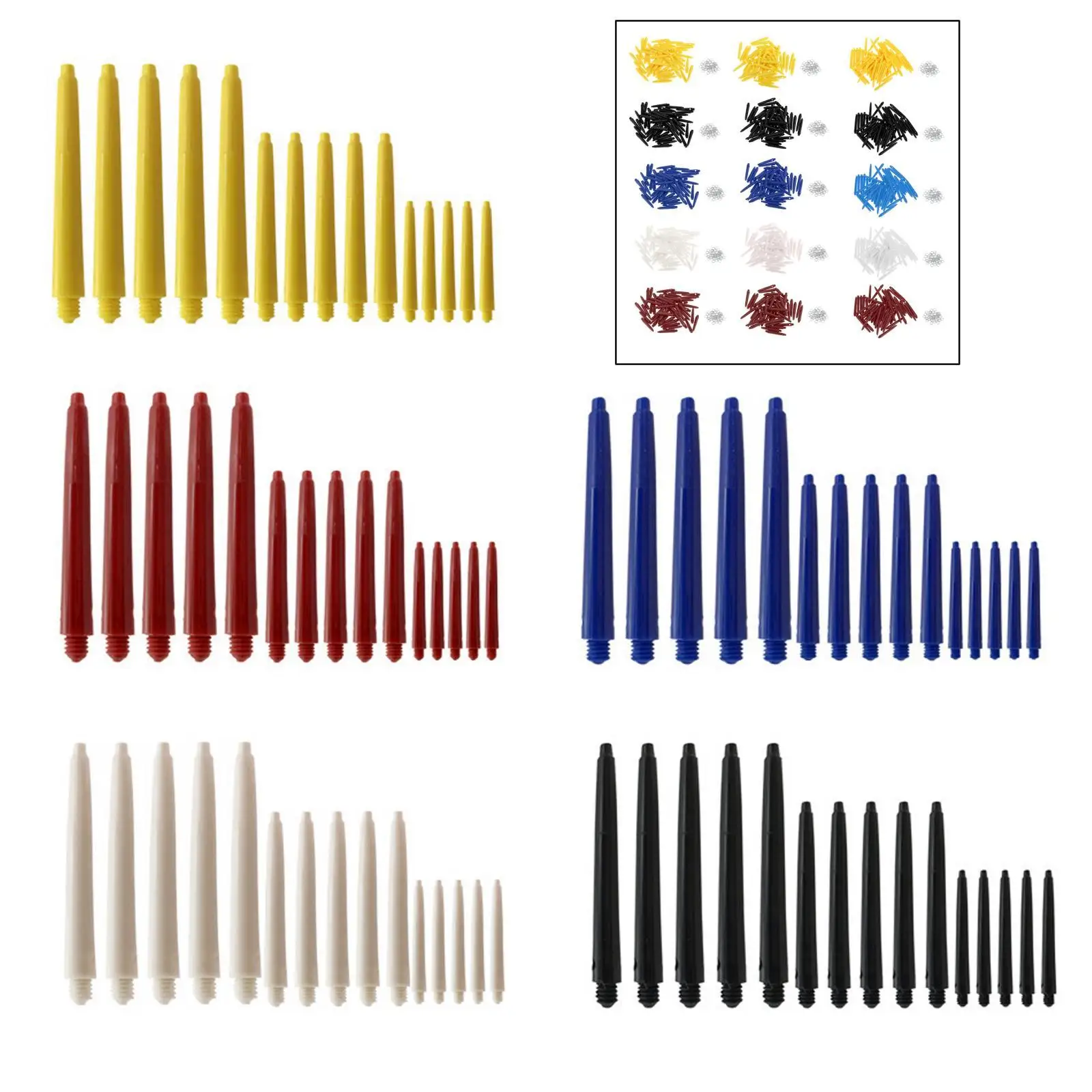 

Dart Shafts and Stainless Steel Rings Nylon Dart Spare Parts for Darts Steel Tips and Dartset Enthusiasts
