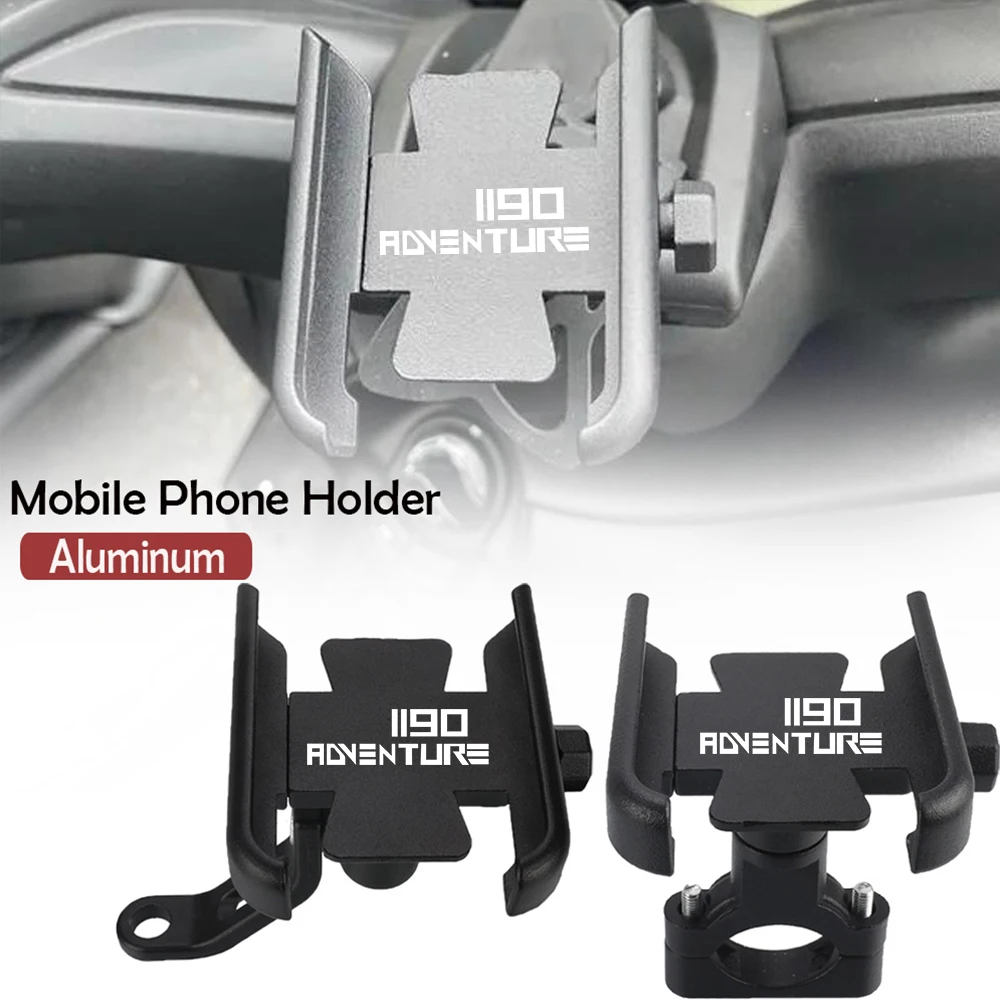 

For 1190AdventuRe/R 1190 ADVENTURE 1190 ADV Motorcycle Accessories Handlebar Mobile Phone Holder GPS Stand Bracket NEW 2013-2024