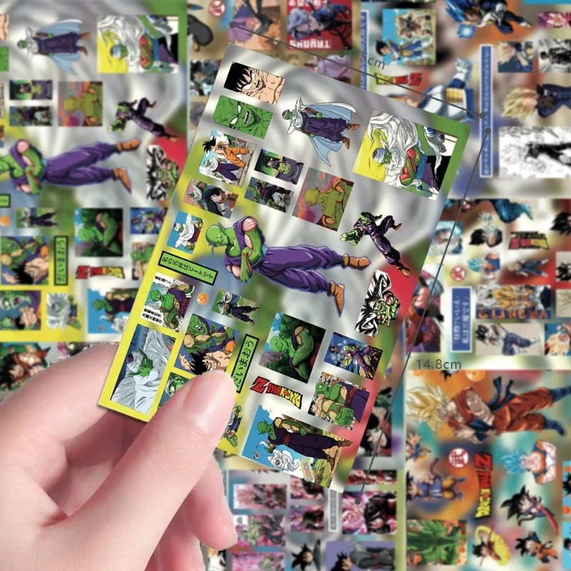 New Dragon Ball Son Goku Kakarotte 8pcs Sticker High Color Value Anime Secondary Printed Phone Case Desktop Waterproof Sticker view 6