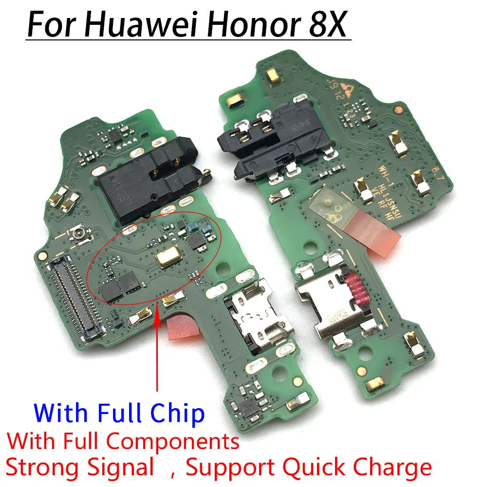 Micro Dock Connector Board USB Charging Port Flex Cable Replacement For Huawei Honor 8X USB Board for Honor8X