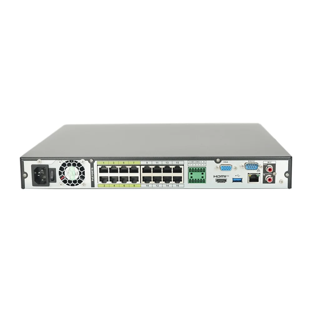 Imagem -04 - Dahua-wizsense Network Video Recorder Suporte 4k H.265 16poe Port Nvr521616p-ei 16poe 1u 2hdds