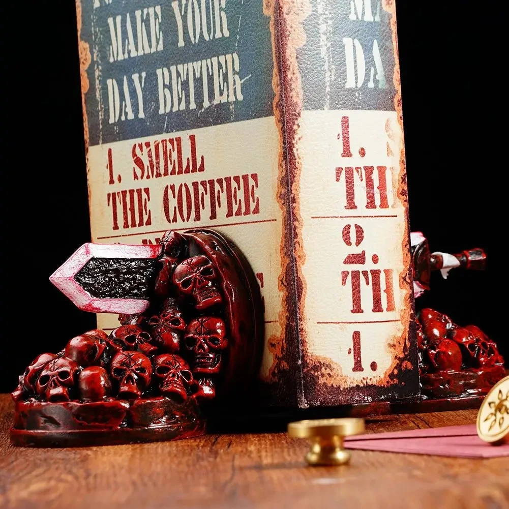 New Berserk Bookends Study Desktop Dragon Slayer Resin Craft Ornament Furious Bookends Bookshelf Decorative Artwork Home Decor