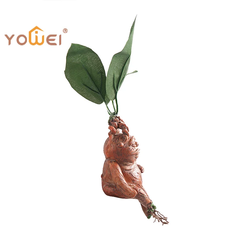 Última Novidade: Estátua de Resina Mandragora para Decoração de Paisagens, Artesanato Artístico para Jardim, Pátio, Sala de Estar, Quarto e Presente