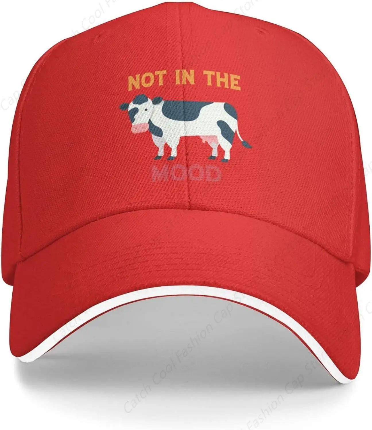 

Not in The Mood Hat for Men Women Baseball Cap Trucker Vintage Denim Golf Hat Adjustable Unisex Fashion Sports Outdoor Travel