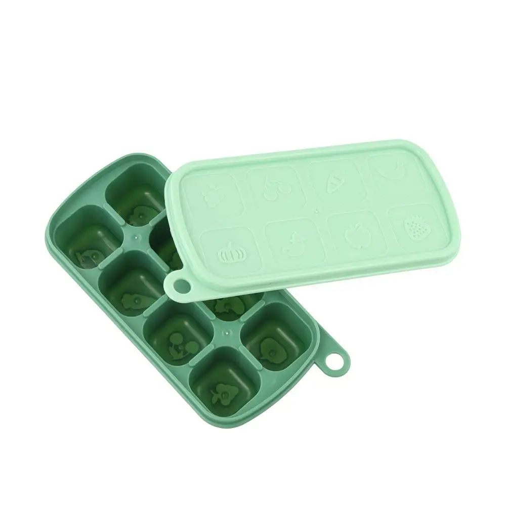 Durable Homemade Ice Cube Mold Non-stick Easy to Demold Silicone Ice Tray DIY Silicone Ice Cube Storage Box Kitchen