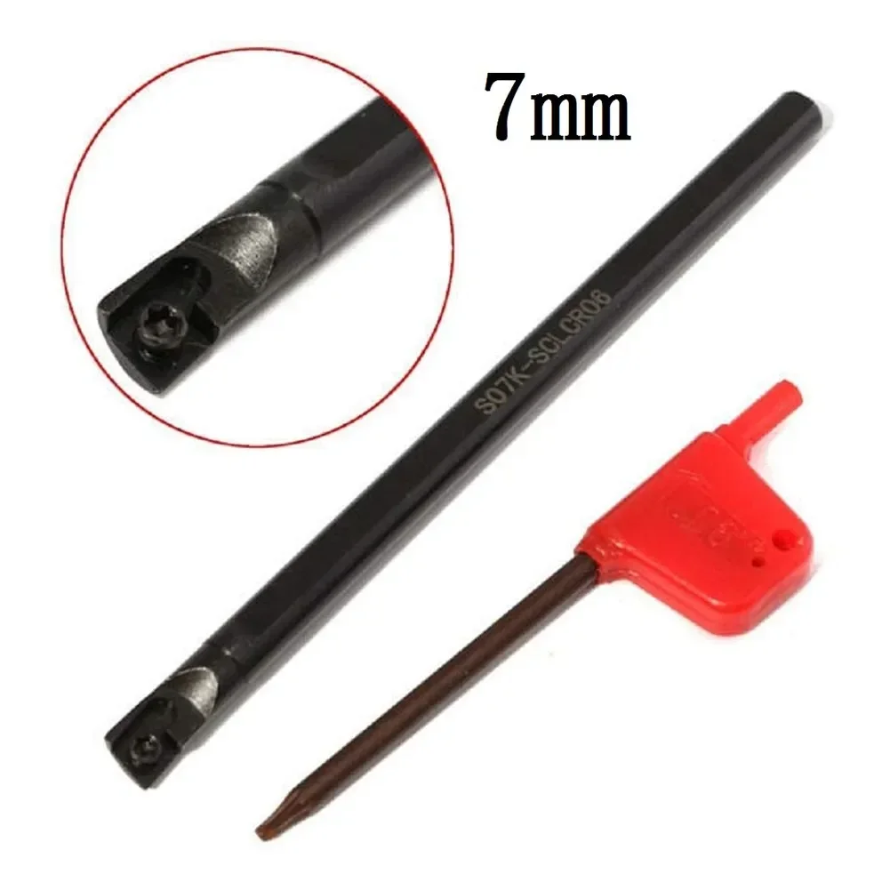 6/7/8/10mm Shank Lathe Turning Tool Holder Boring Bar Lathe Tool Lathe Cutter CNC Metal Turning Rod Holders And Inserts