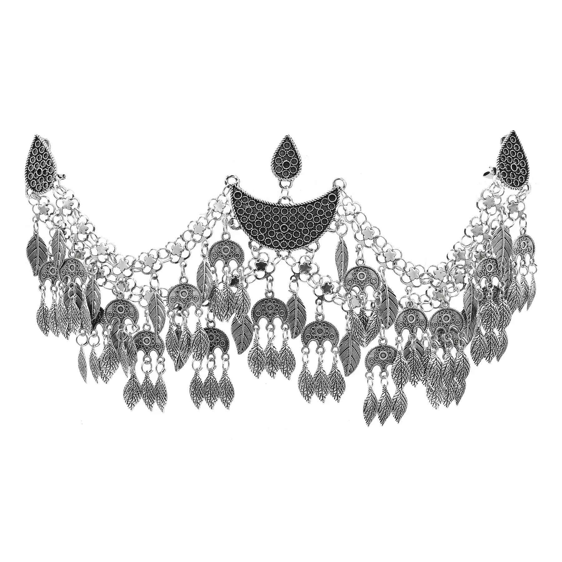 Vintage Silver Ethnic Multilay - Ethnic Fashion Pakistan review and price
